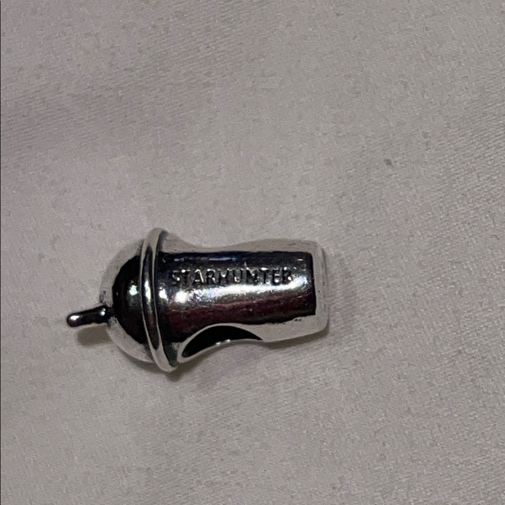 Pandora Sterling Silver 925 Coffee Cup Charm with Star Hunter Engraved on Side - Picture 4 of 10